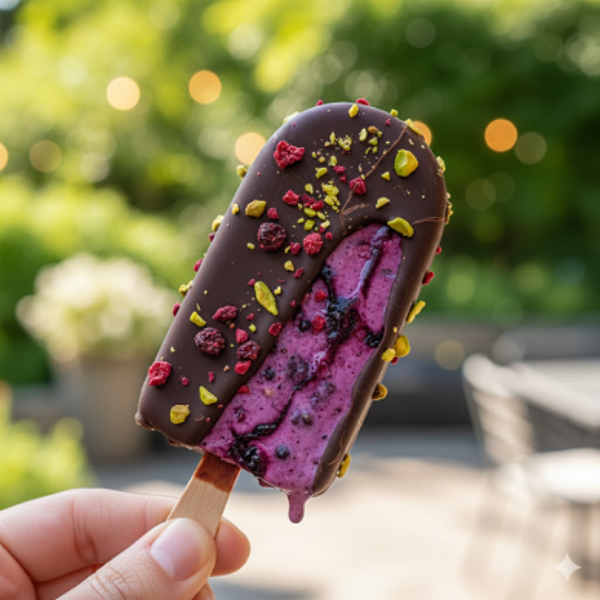 దోడ్లా బ్లాక్ ఎండుద్రాక్ష చాకో బార్ ఐస్ క్రీం యొక్క చిత్రం