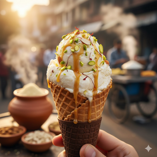 దోడ్లా మలై కుల్ఫీ ఐస్ క్రీం యొక్క చిత్రం