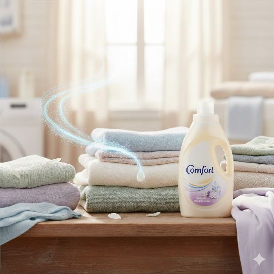 కాంఫర్ట్ ఫాబ్రిక్ సాఫ్ట్‌నర్  మోర్నింగ్ ఫ్రెష్  (10 Packs) యొక్క చిత్రం