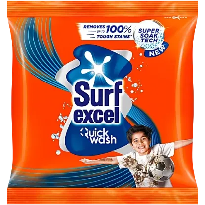 సర్ఫ్ ఎక్సెల్ క్విక్ వాష్ డిటర్జెంట్ పొడి (6 గ్రాములు) యొక్క చిత్రం